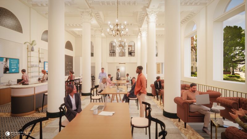Cabarrus Center for Innovation and Entrepreneurship social commons rendering