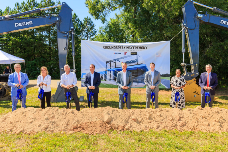 NASCAR Productions Facility Groundbreaking ceremony