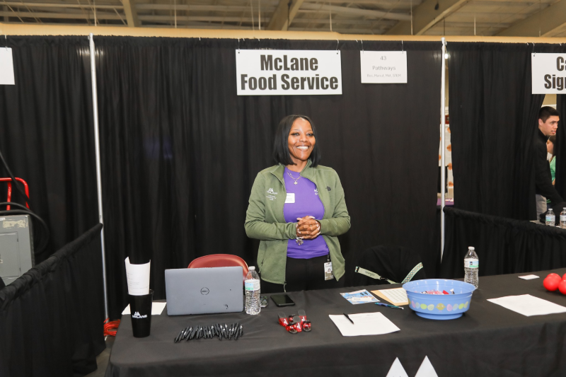 McLane Food Services booth