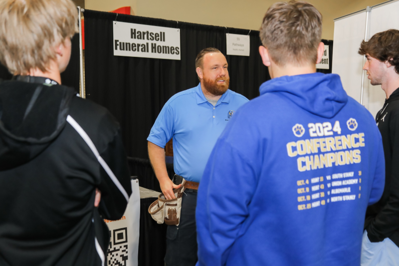 Hartsell Funeral Homes booth