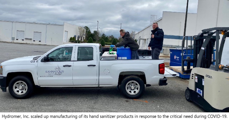 medical supplies: hand sanitizer manufacturing
