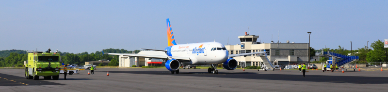 Allegiant aircraft base in COncord
