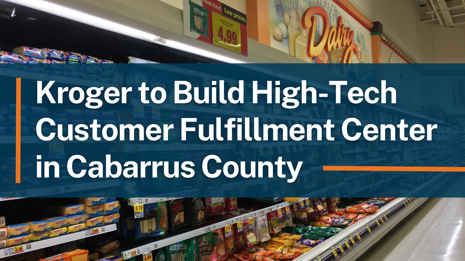 Governor Cooper Announces Kroger Will Build HighTech Customer